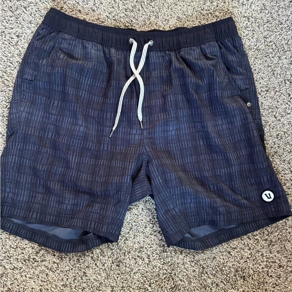 Vuori Men's Black Swim Shorts